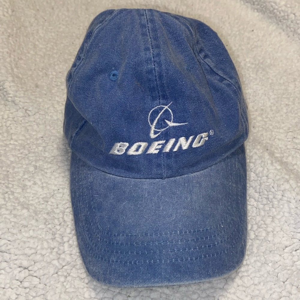 Vintage Boeing Denim Dad Hat (Adjustable)